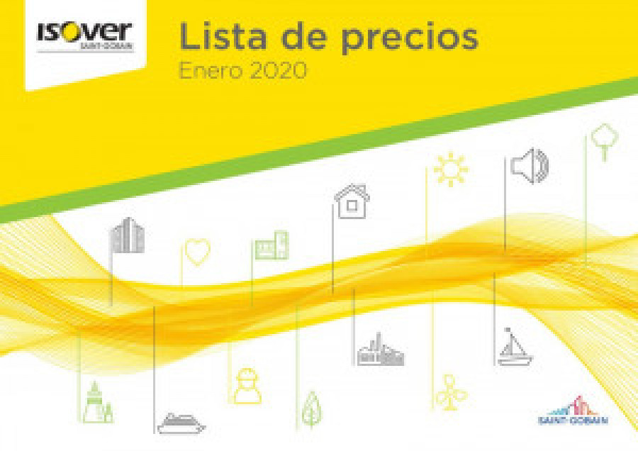 Lista precios isover 2020 49442