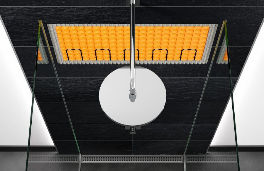 Ditra heat en pared 15503