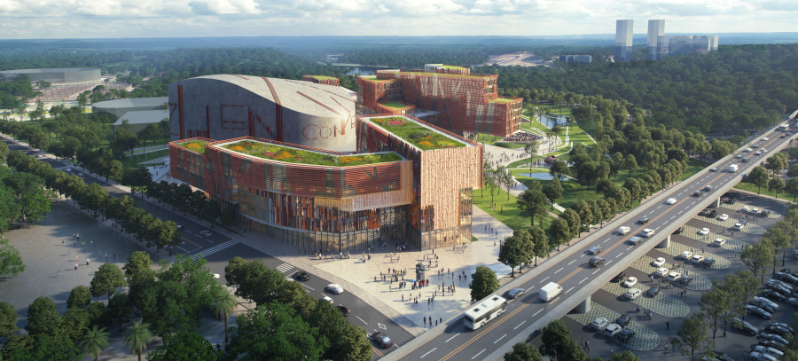 SHZ Conservatory Music Render Campus Entrance