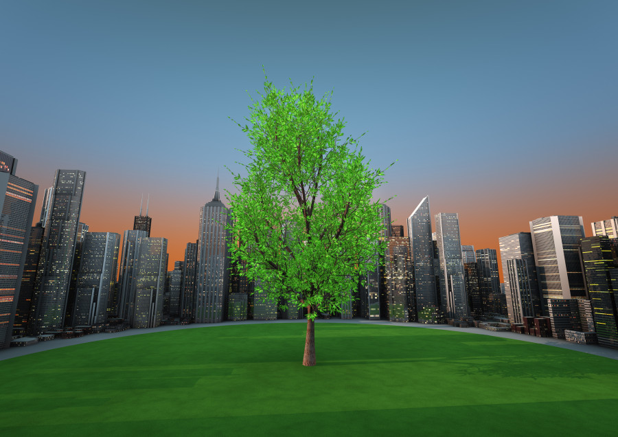 Ciudad ecologica123RF1