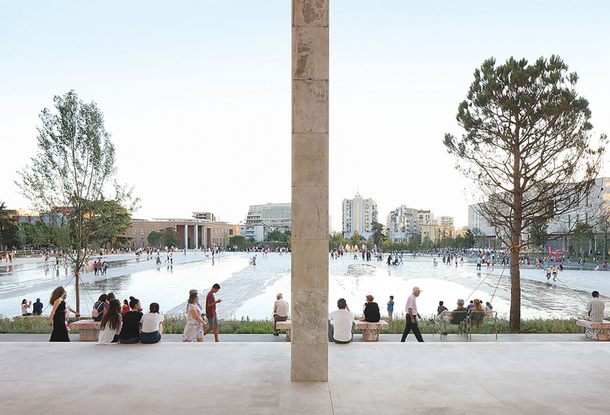 Renovation of Skanderbeg Square Tirana (Albania)2017