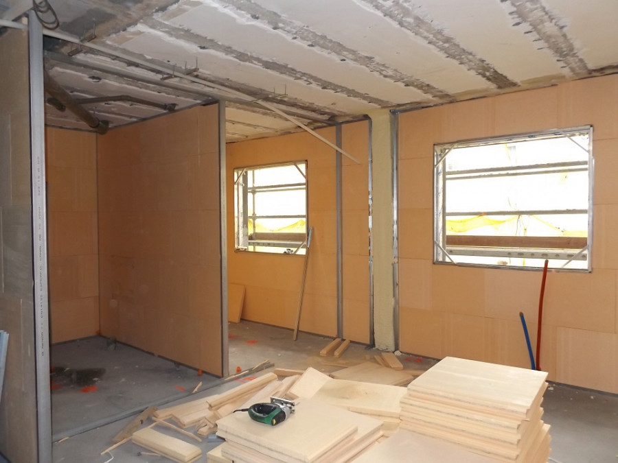 Sistema ONDUTHERM WALL   Aplicación de tabiqueria interior y trasdosado