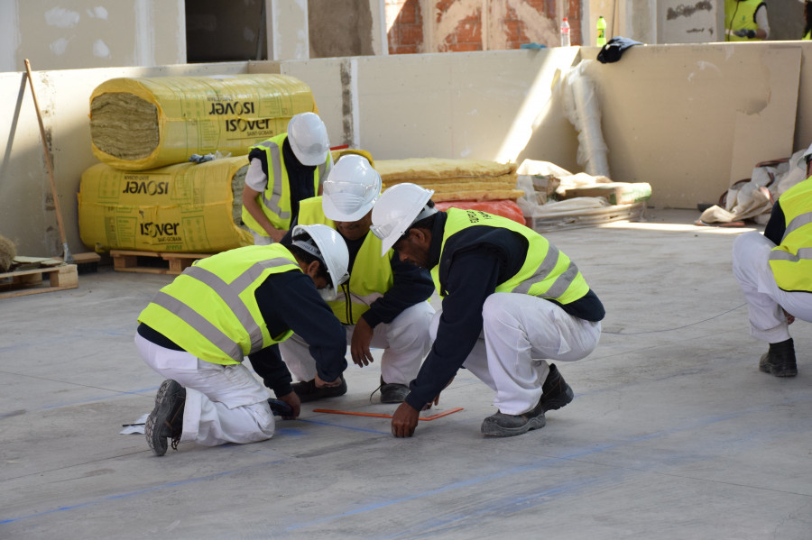 Trabajadores del sector. Fundación Laboral de la Construcción