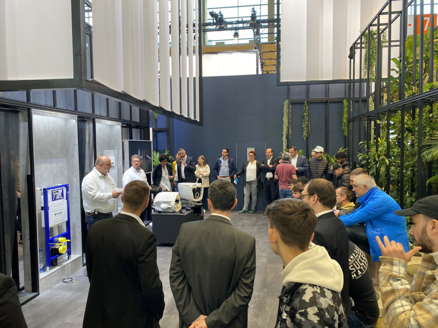 Geberit Messestand emailing ISH 2023