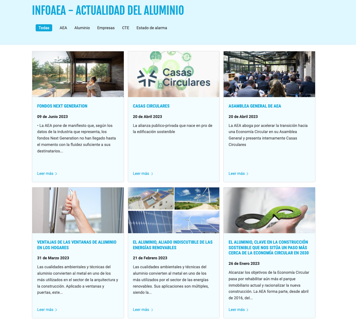 AEA   Nueva web 3