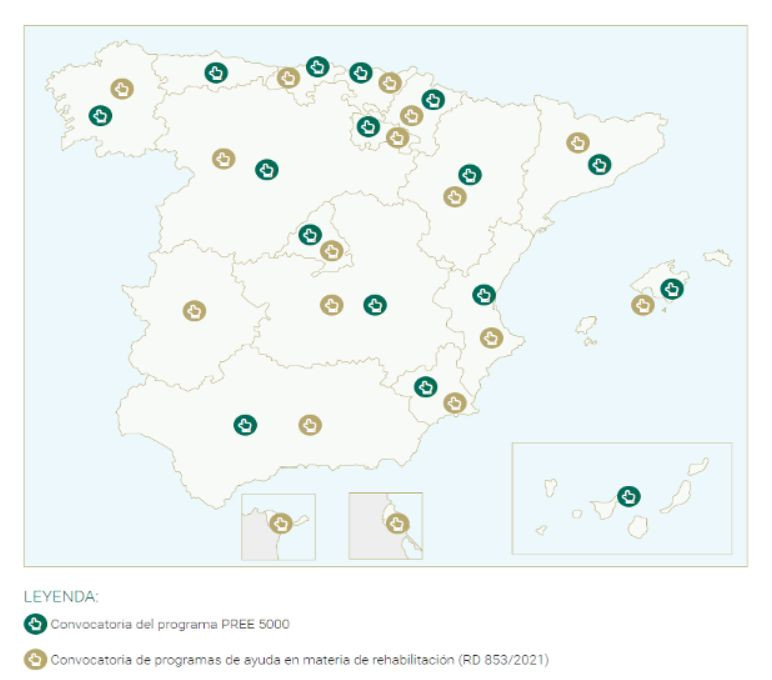 Andimat mapa subvenciones