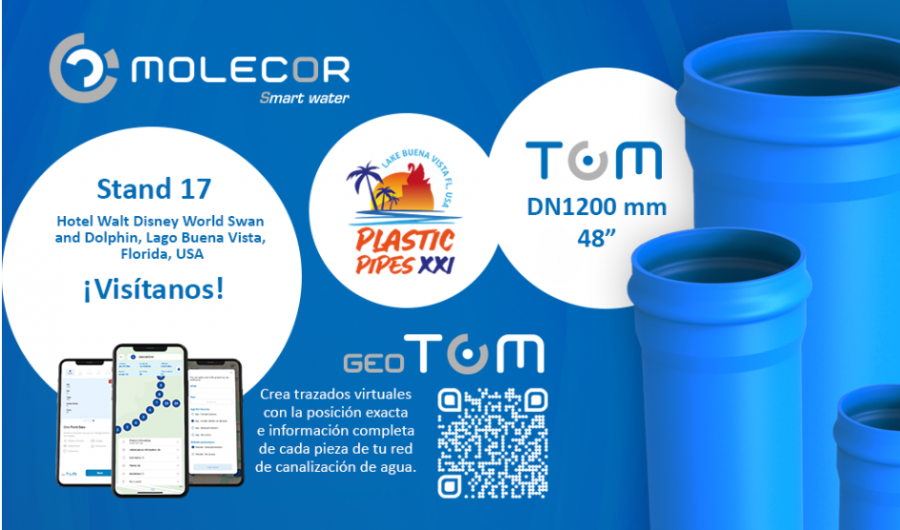 2023 09 06 12 37 01 Prioirtaria  PUBLICAR Molecor presentará importantes novedades en Plastic Pipes