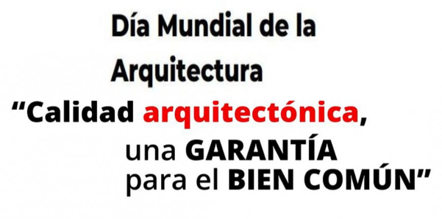 Dia mundial arquitectura