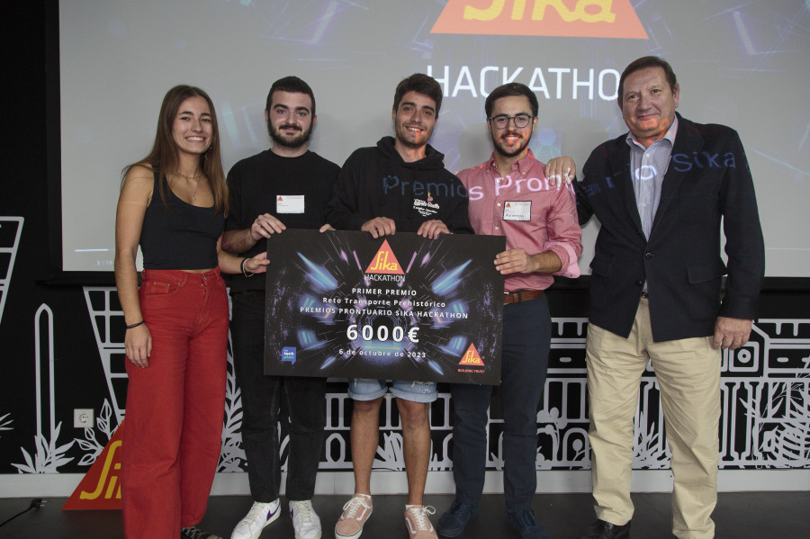Equipo ganador Premio Hackathón