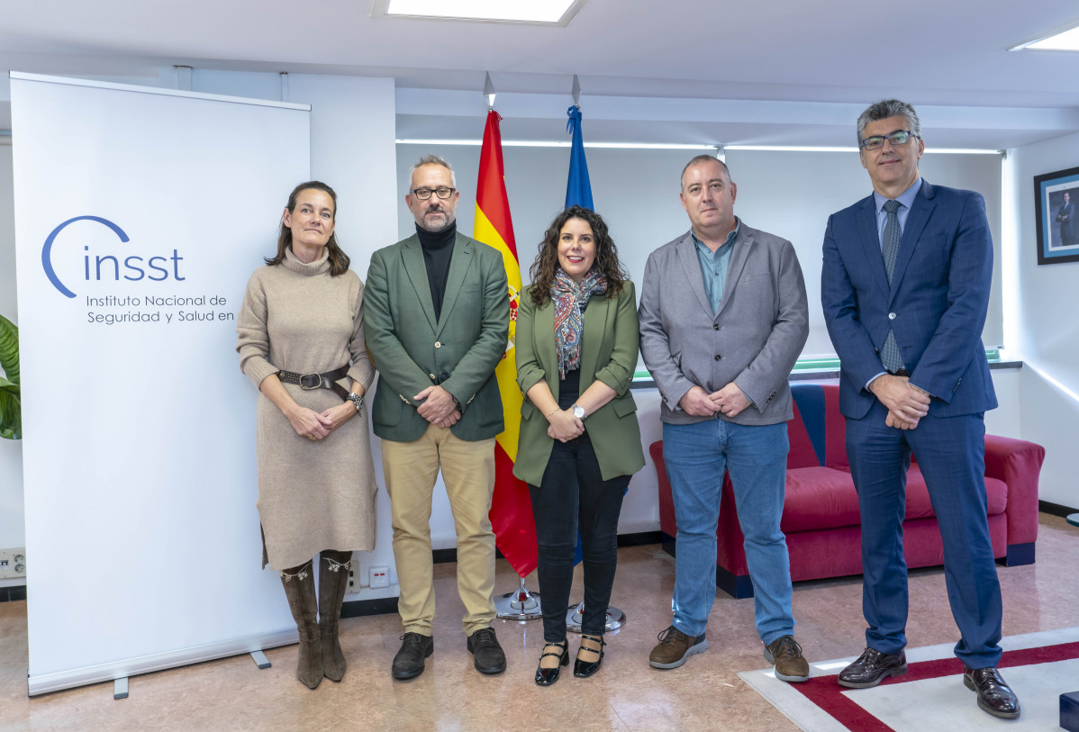 Maria Jose Leguina, Carlos Arranz, Aida Suarez, Sergio Estela y Julio Gil