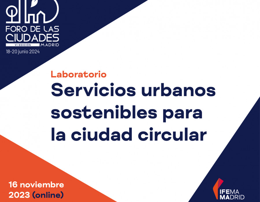 CartelLaboratorioForoCiudadesMadrid24EconomiaCircularJueves16Noviembre23