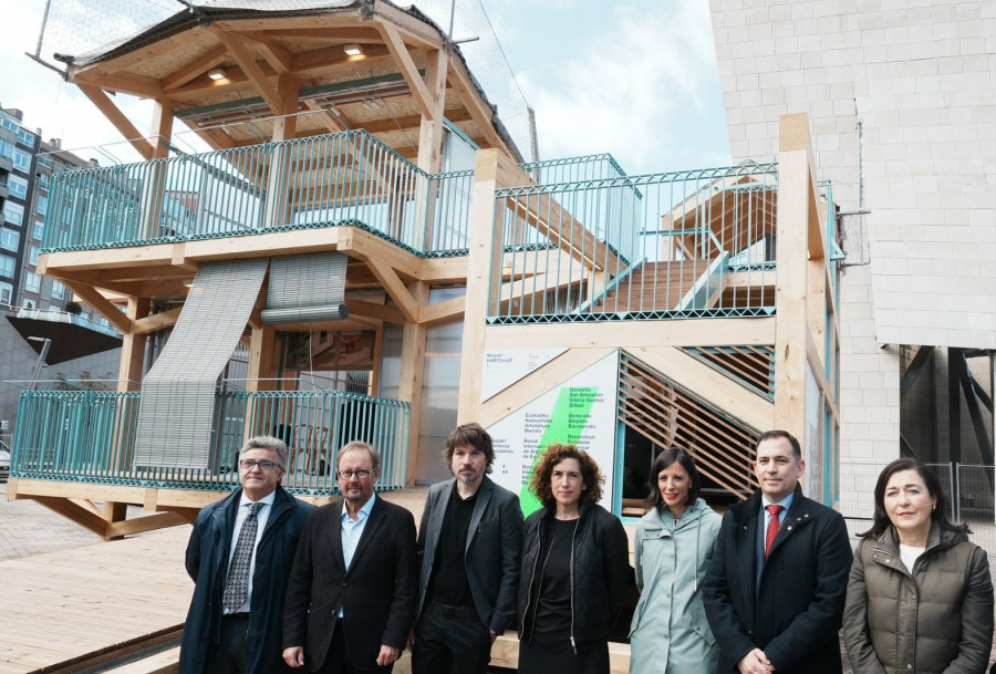 Pabellon jon bilbao, pedro jauregui, beñat saratxaga, gentzane goikuria, maria arana, asier abaunza, yolanda díez