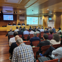 2023 Dia del Foc Ponencia Institucional Bomberos y Generalitat, por la derecha Eugenia Gil, C Nogueras V Molinet y A Tortosa