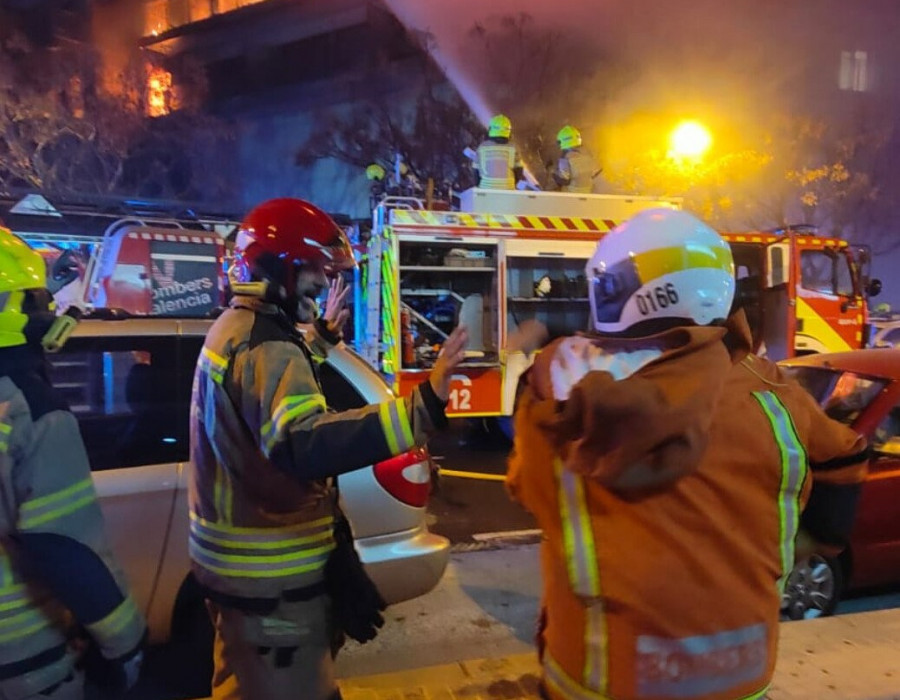 2024 Incendio Valencia foto del Consorcio de Bomberos de Valencia