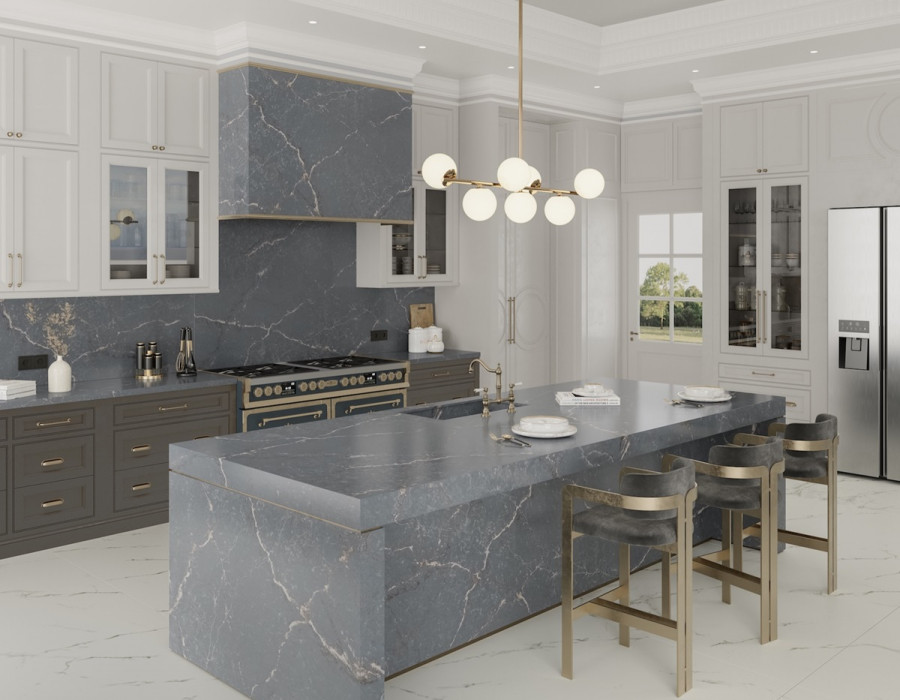 Parisien Bleu Silestone Le Chic Kitchen