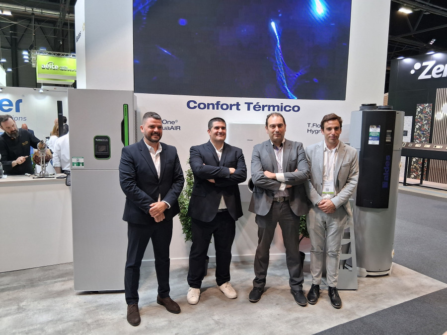 Julián Hernández, Enrique García, Jesús Pozo y Carlos Asensio
