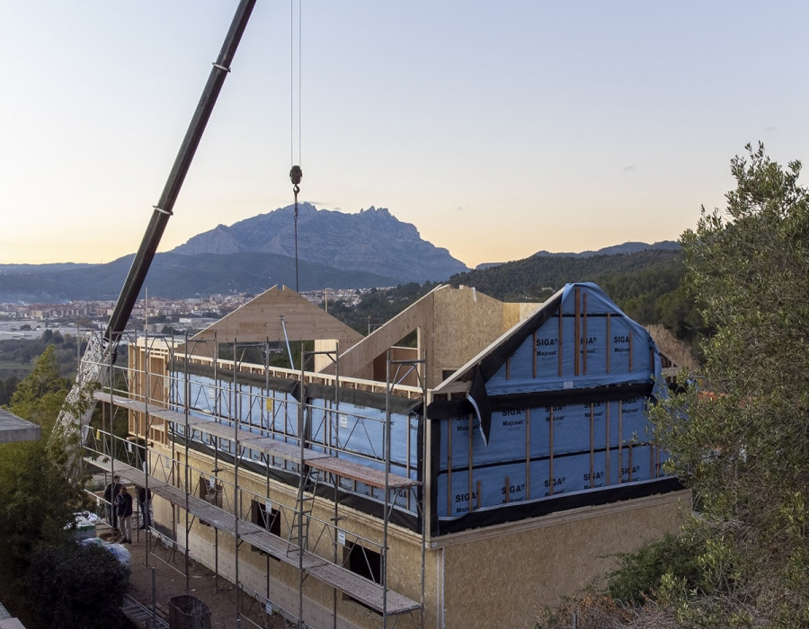 Casa Passivhaus con XPS foto Aipex