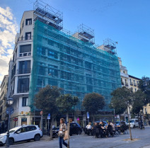 Edificio en rehabilitación en Madrid Andimat